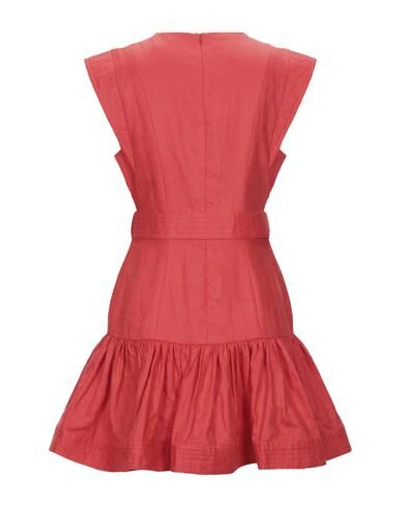 Shop Zimmermann Short Dress In Red