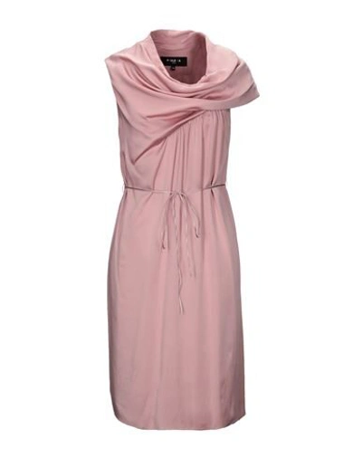 Shop Paule Ka Knee-length Dresses In Pink