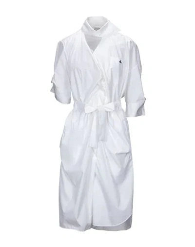 Shop Vivienne Westwood Knee-length Dress In White