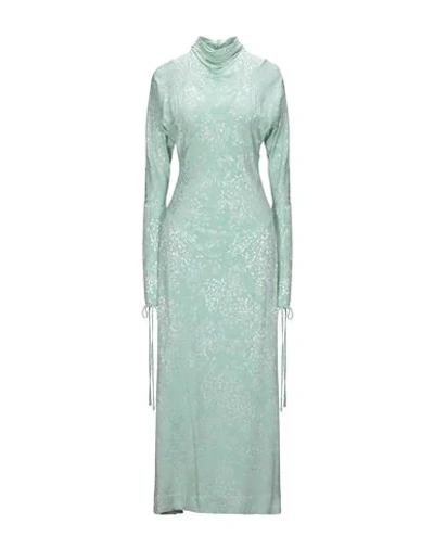 Shop Vivienne Westwood Anglomania Long Dresses In Light Green