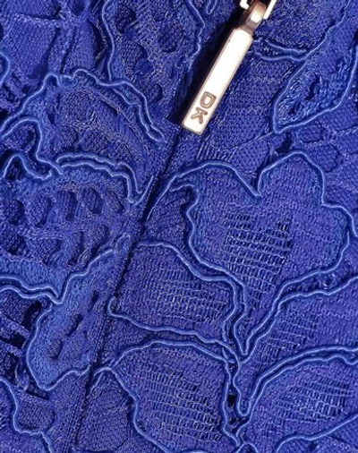Shop Donna Karan Short Dresses In Blue