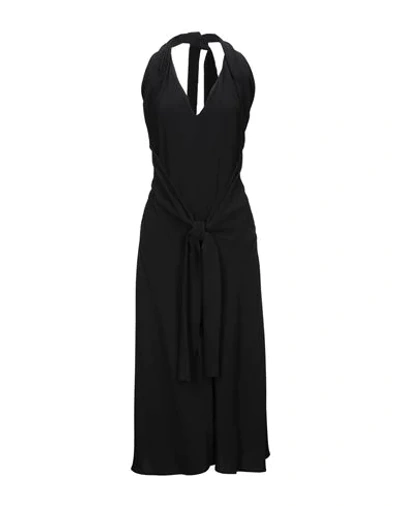 Shop Sportmax Long Dresses In Black