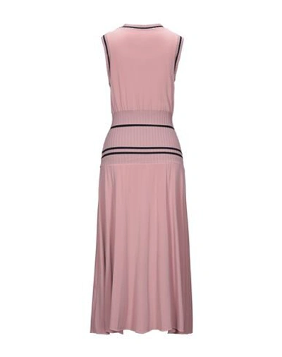 Shop M Missoni 3/4 Length Dresses In Pink
