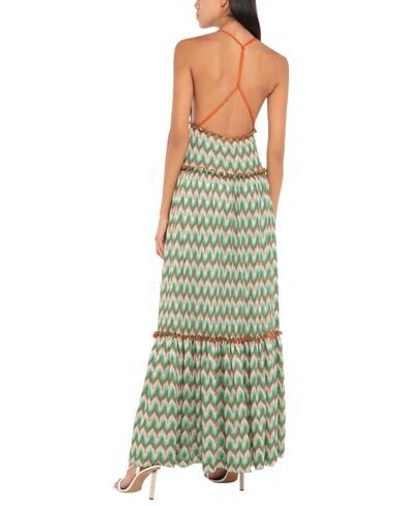 Shop Missoni Long Dresses In Green