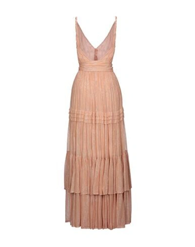 Shop Sundress Long Dresses In Apricot