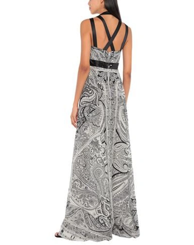 Shop Etro Long Dresses In Ivory