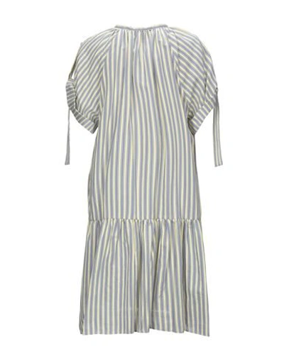 Shop Alysi Knee-length Dresses In Slate Blue