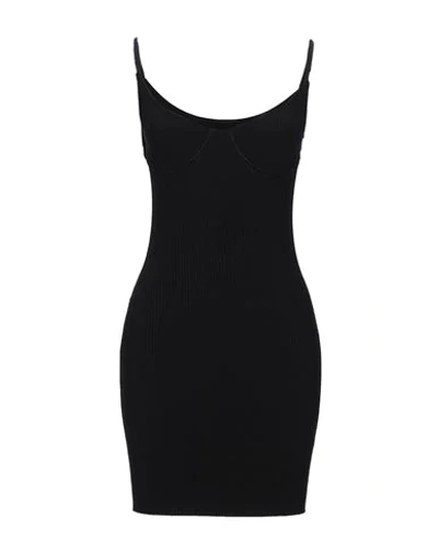 Shop Patrizia Pepe Short Dresses In Black