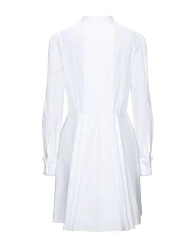 Shop Alexander Mcqueen Short Dresses In White