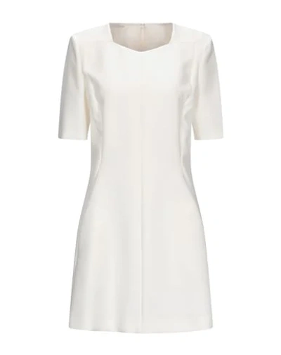 Shop Stella Mccartney Short Dress In Ivory