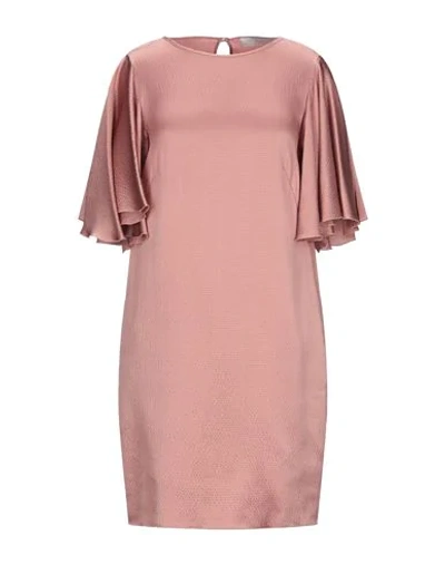 Shop L'autre Chose Midi Dresses In Pastel Pink