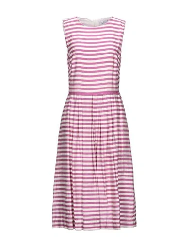 Shop Ps By Paul Smith 3/4 Length Dresses In Mauve