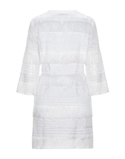 Shop Alberta Ferretti Short Dresses In White