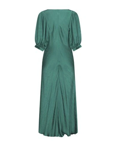 Shop Vanessa Bruno Long Dresses In Emerald Green