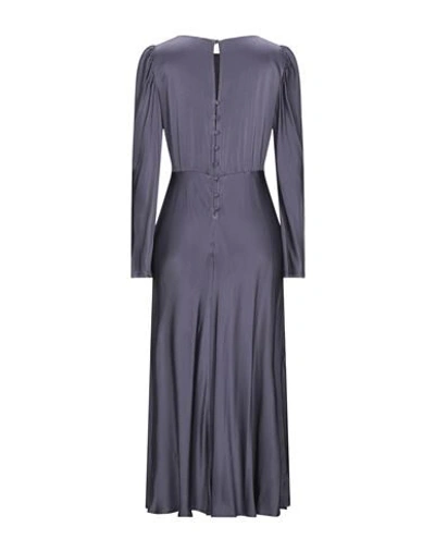 Shop Ghost Long Dresses In Slate Blue