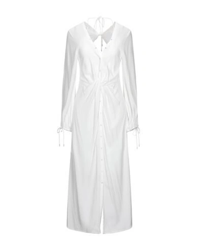 Shop Dion Lee Long Dresses In White