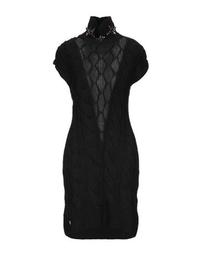 Shop Philipp Plein Midi Dresses In Black