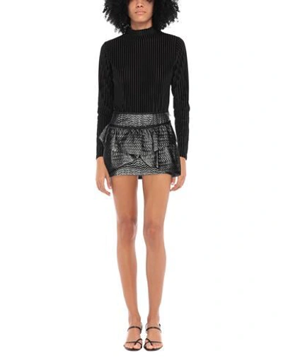 Shop Isabel Marant Mini Skirt In Steel Grey