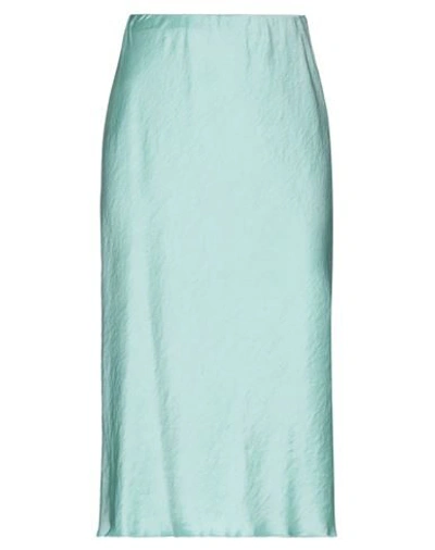 Shop Nanushka Midi Skirts In Light Green