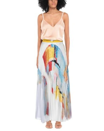 Shop High By Claire Campbell Long Skirts In Yellow