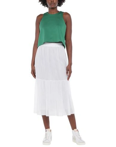 Red Valentino Midi Skirts In White