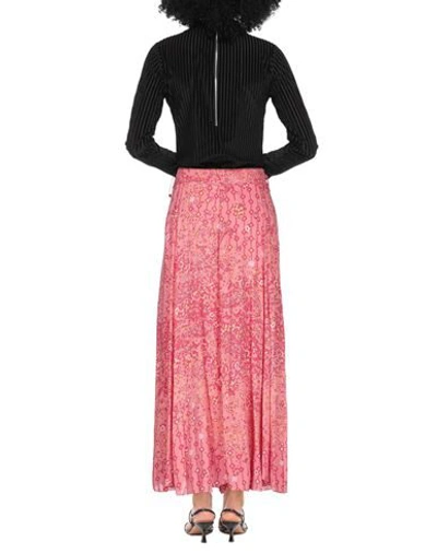 Shop Poupette St Barth Maxi Skirts In Pink
