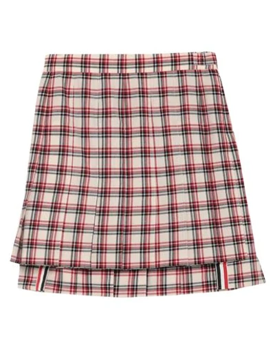 Shop Thom Browne Mini Skirts In Red
