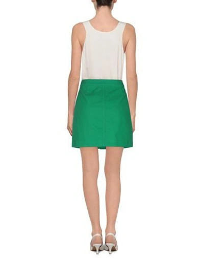 Shop Calvin Klein Jeans Est.1978 Mini Skirt In Green