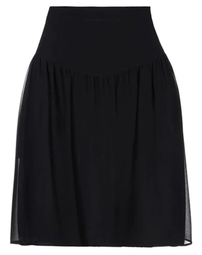 Shop Calvin Klein Jeans Est.1978 Knee Length Skirt In Black