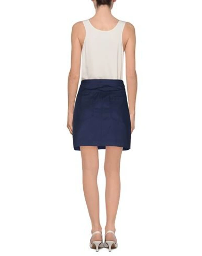 Shop Calvin Klein Jeans Est.1978 Mini Skirt In Dark Blue