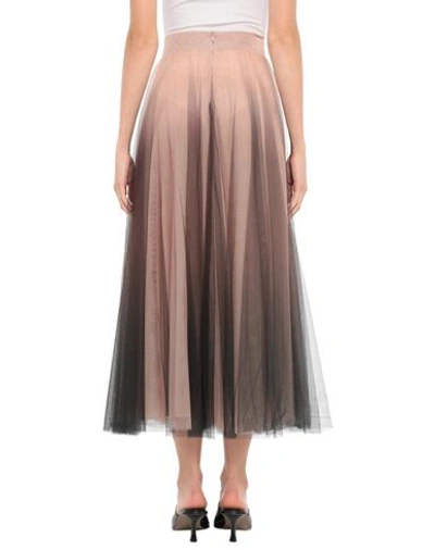 Shop D-exterior Long Skirts In Blush