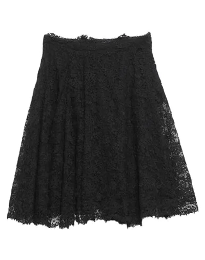 Shop Ermanno Scervino Knee Length Skirt In Black