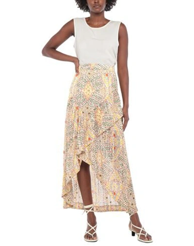 Shop Ba&sh Midi Skirts In Ivory