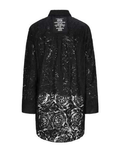 Shop Versace Jeans Couture Woman Shirt Black Size 0 Cotton, Polyamide