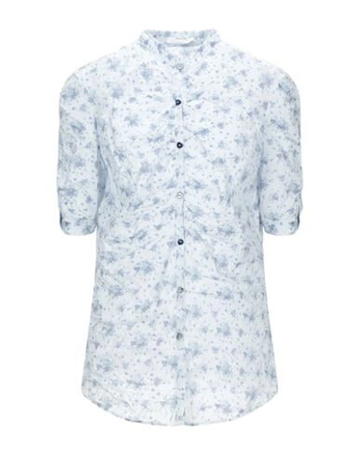 Shop Aglini Shirts In Sky Blue