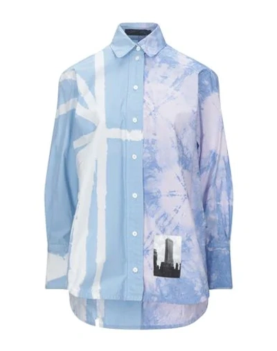 Shop Proenza Schouler Woman Shirt Sky Blue Size 2 Cotton