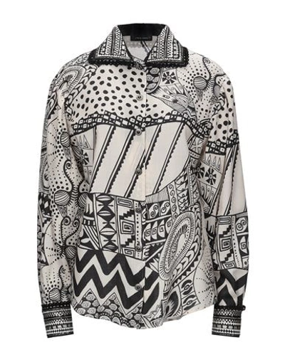 Shop Etro Patterned Shirts & Blouses In Light Grey
