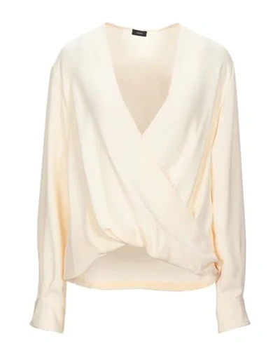 Shop Joseph Blouses In Ivory