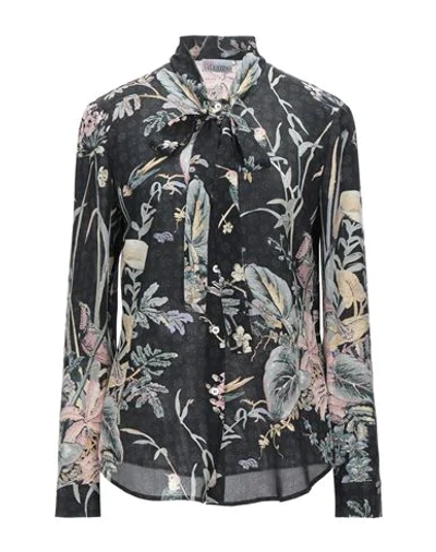 Shop Red Valentino Shirts In Black