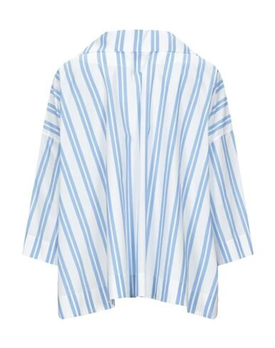 Shop Balenciaga Blouses In Azure