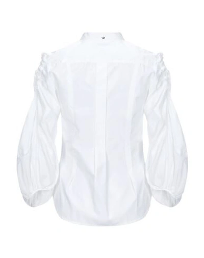 Shop High By Claire Campbell Shirts In White