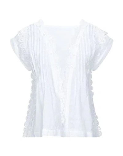 Shop High By Claire Campbell Blouses In White