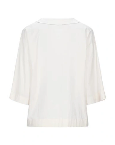 Shop Peserico Blouses In Ivory