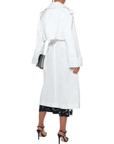 Shop Adam Lippes Overcoats In White
