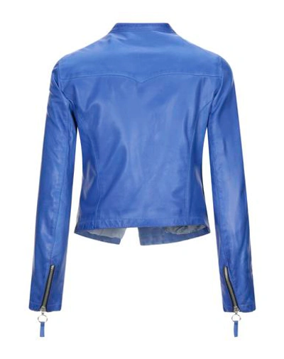 Shop Delan Jackets In Bright Blue