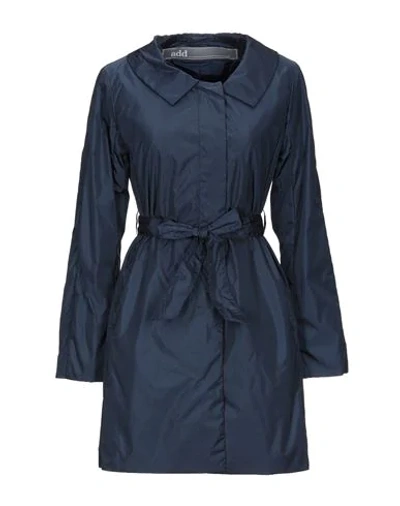 Shop Add Overcoats In Dark Blue