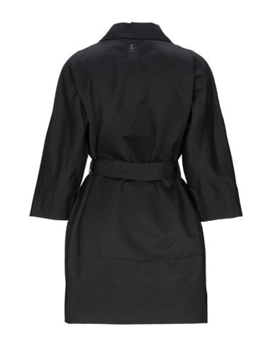 Shop Add Woman Overcoat Black Size 4 Polyester