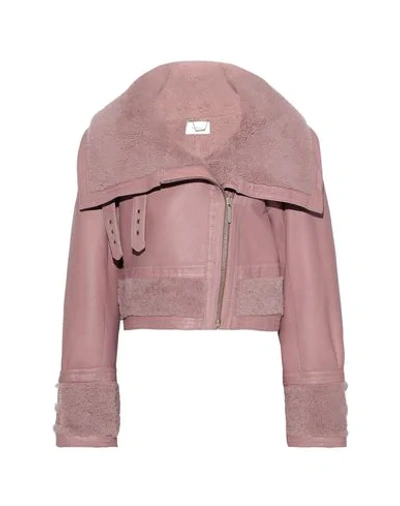 Shop Zimmermann Jackets In Pastel Pink