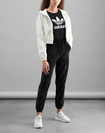 Shop Adidas Originals Jackets In Ivory