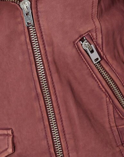Shop Iro Jackets In Brick Red